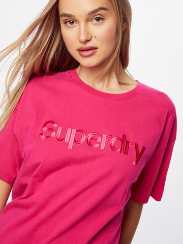 Superdry Shirt in Roze