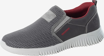 RIEKER - Zapatillas sin cordones en gris: frente