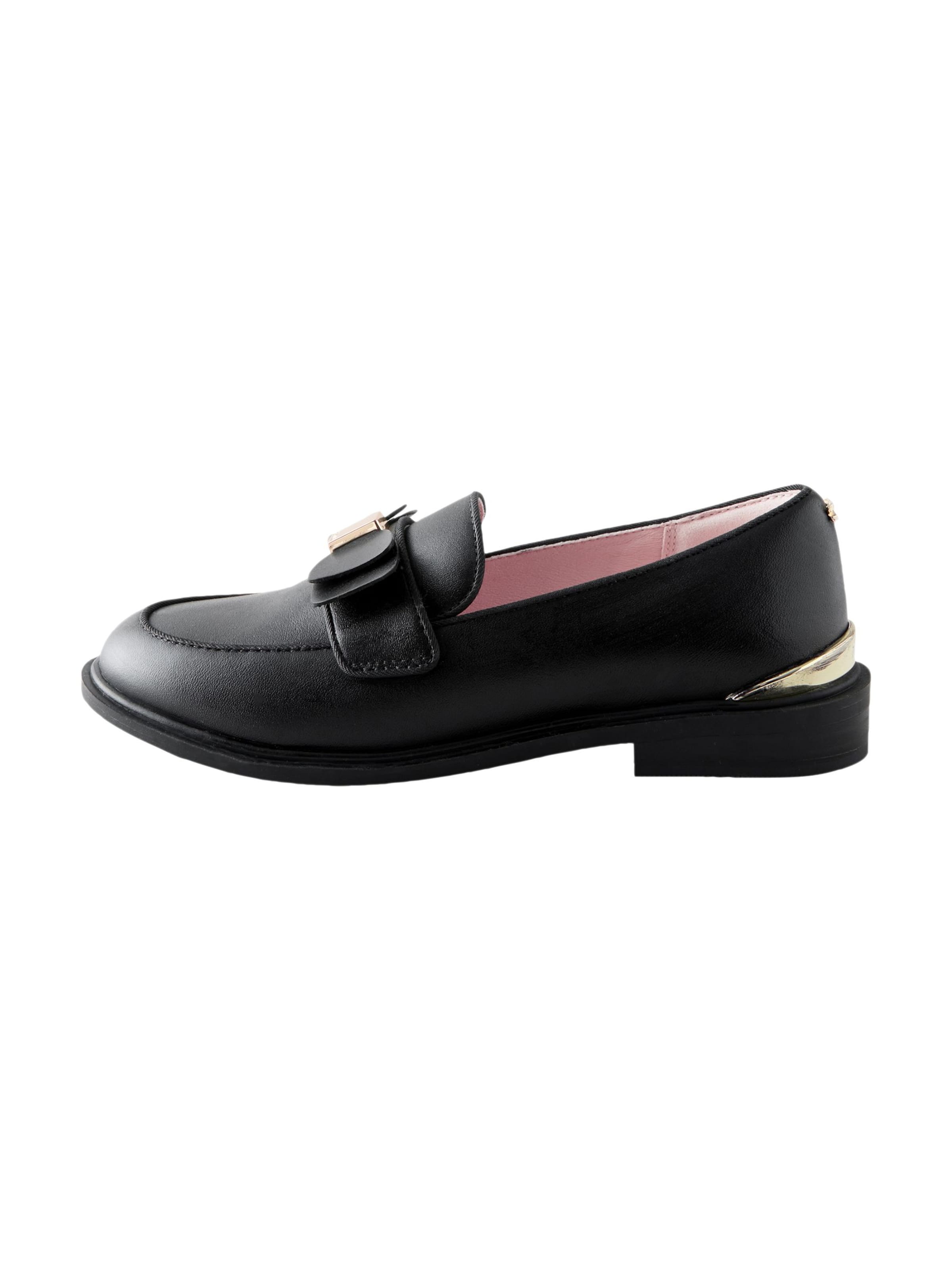 Scarpa bassa di Baker by Ted Baker in nero: frontale
