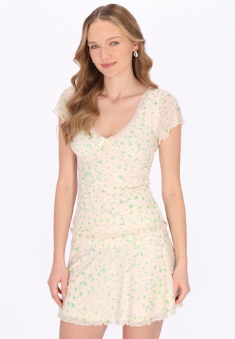 MYMO - Blusa en beige: frente