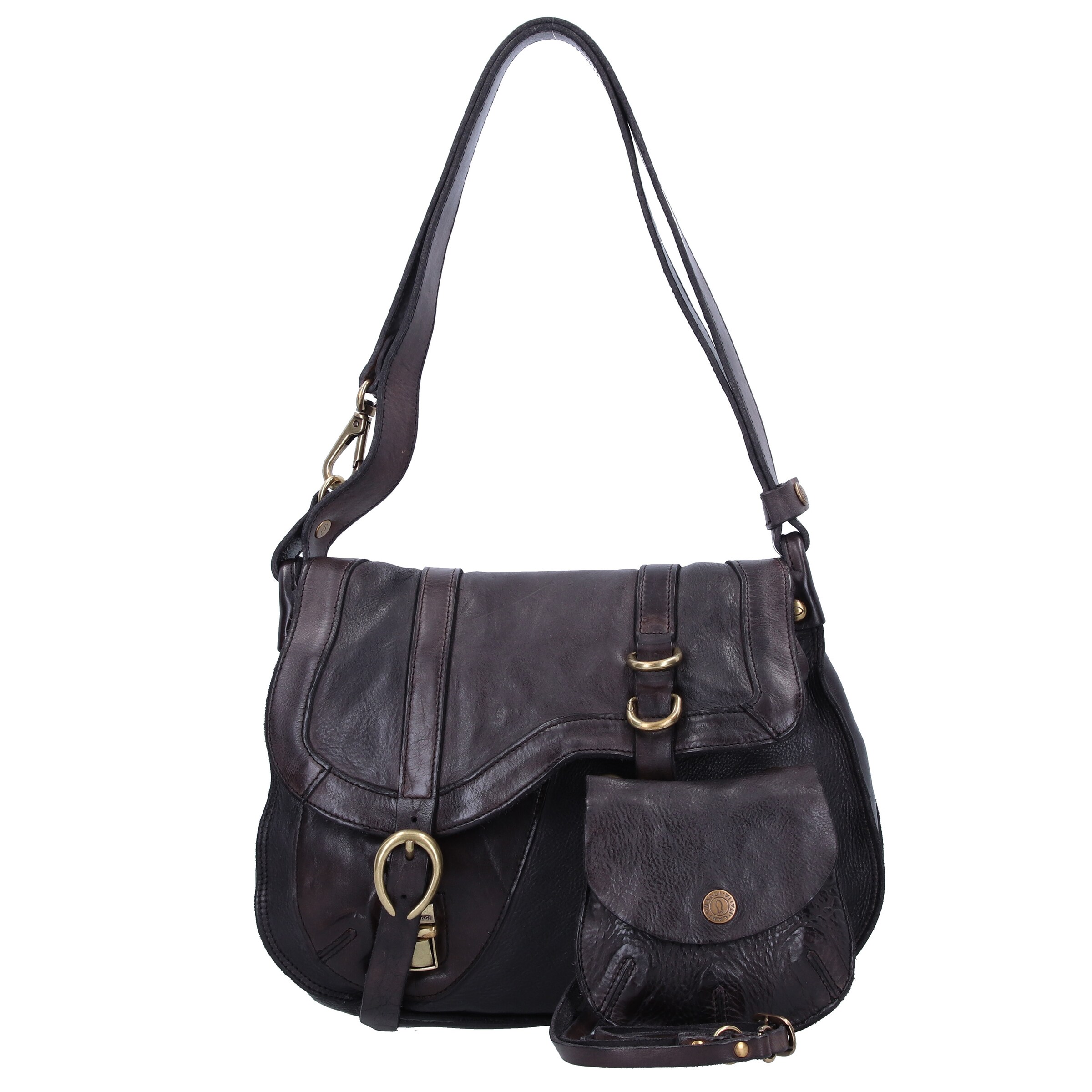 Sac bandoulière Campomaggi en noir