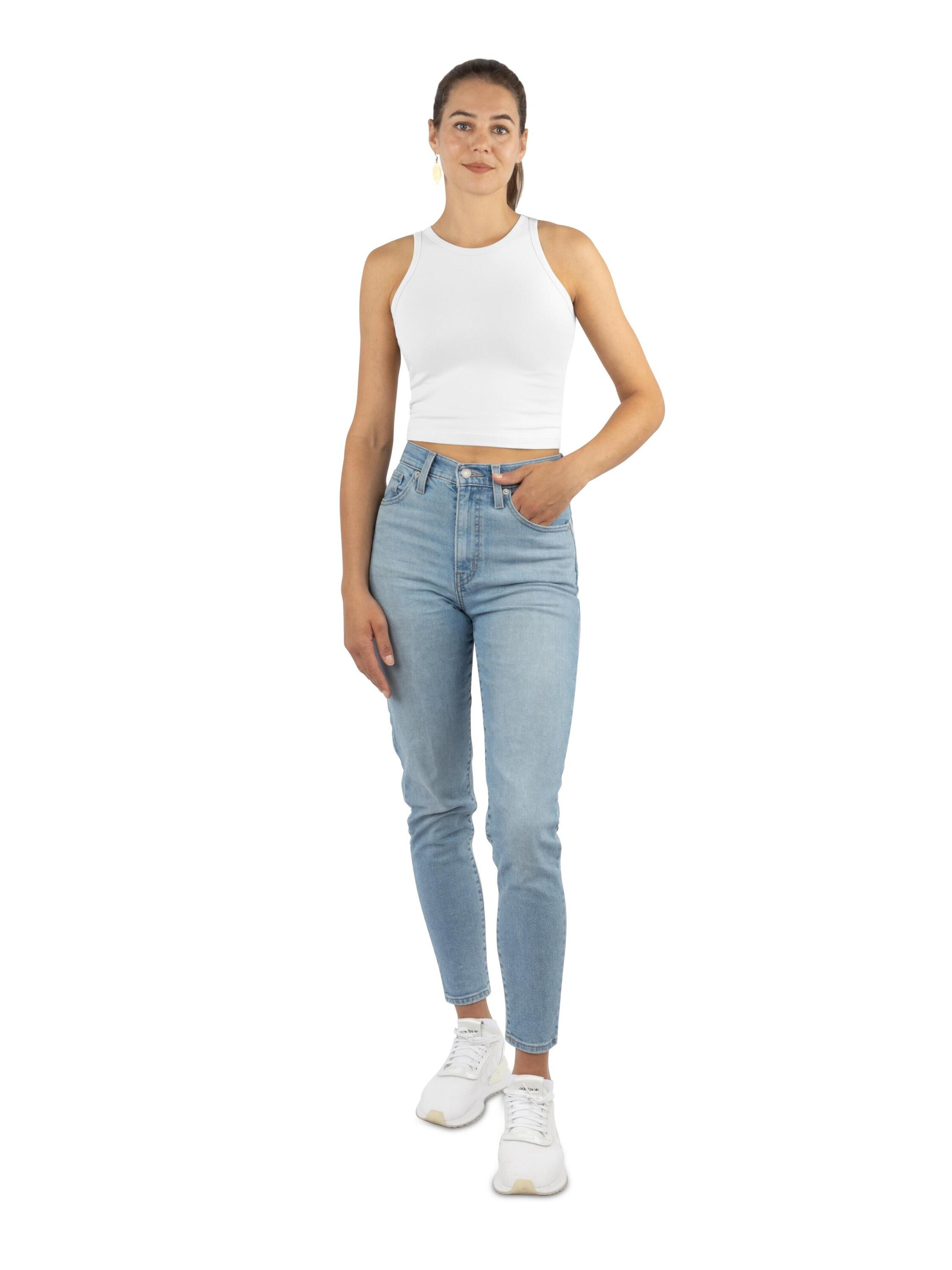 Janice Top ' Niah ' in White: front