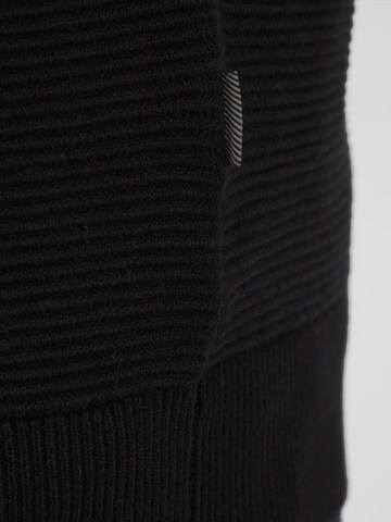 !Solid Knit Cardigan 'Cezar' in Black