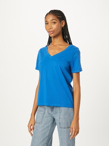 PIECES T-shirt 'Ria' i blå: framsida
