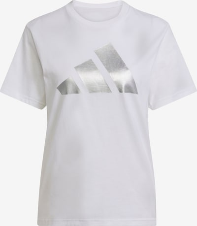 ADIDAS SPORTSWEAR Toiminnallinen paita värissä hopea / valkoinen, Tuotenäkymä