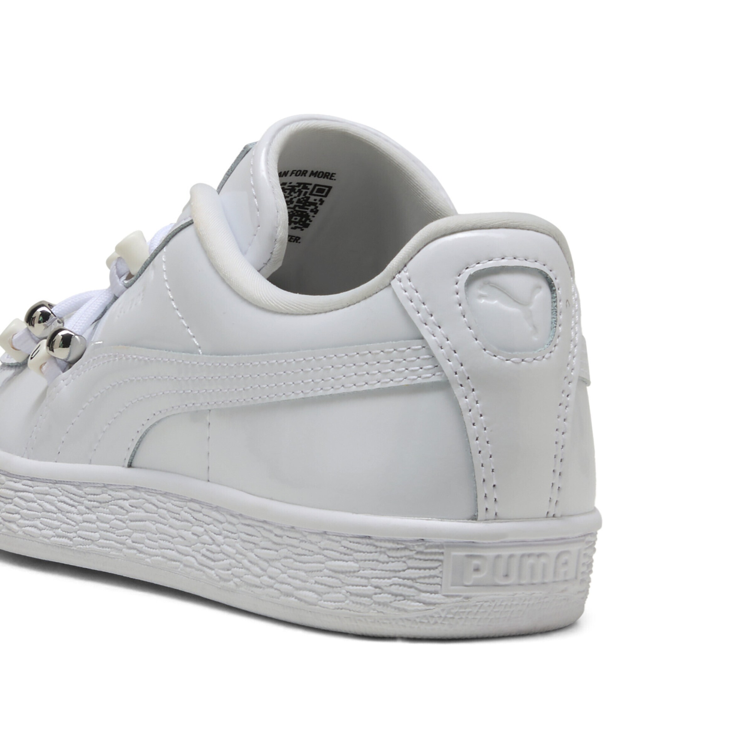 PUMA Platform trainers 'Suede Bloom Patent' in White