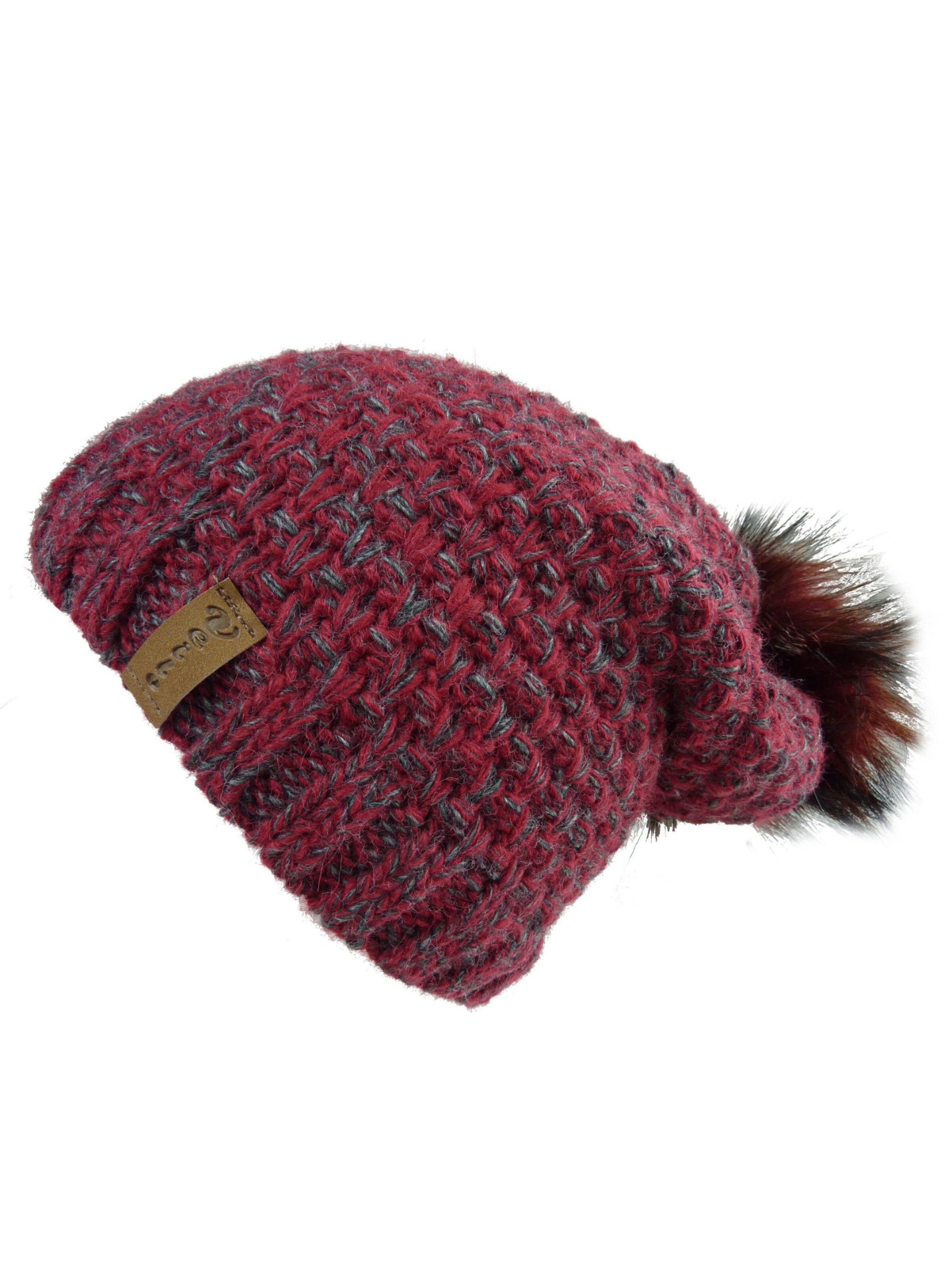 Kumixi Mütze 'Set: Mütze & Loop Schal'‌‌‌ in Rot