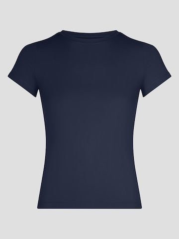YO-GAYA Sporttop 'Short Sleeve Top' in Blauw: voorkant