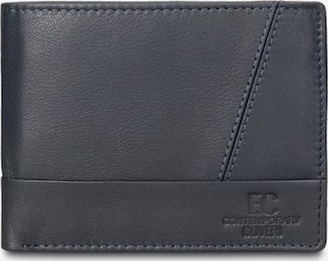 Portamonete 'Portafoglio uomo vera pelle - Astor Prime minimalista' di Coveri Collection in blu: frontale