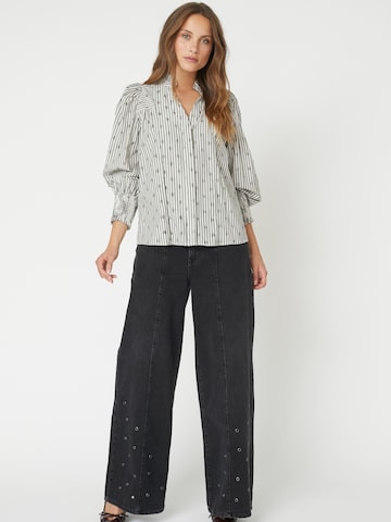 co'couture Blouse 'Trixie' in Grijs