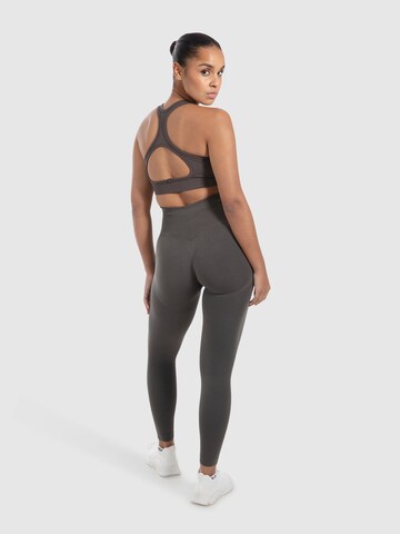Smilodox Skinny Sporthose 'Elin' in Grau