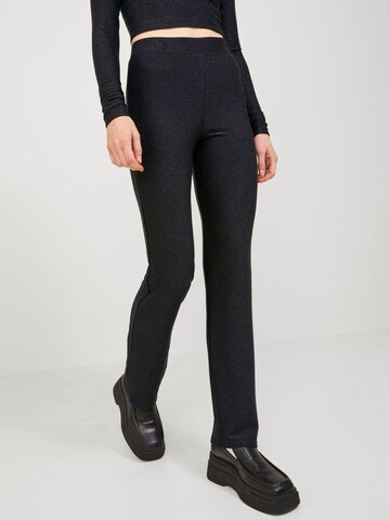 Coupe slim Pantalon 'Mynthe' JJXX en noir : devant