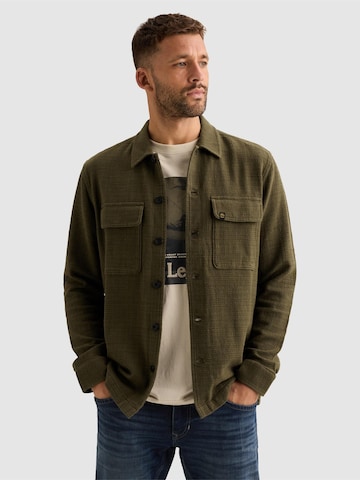 PME Legend Regular fit Button Up Shirt '8720672946056' in Green: front