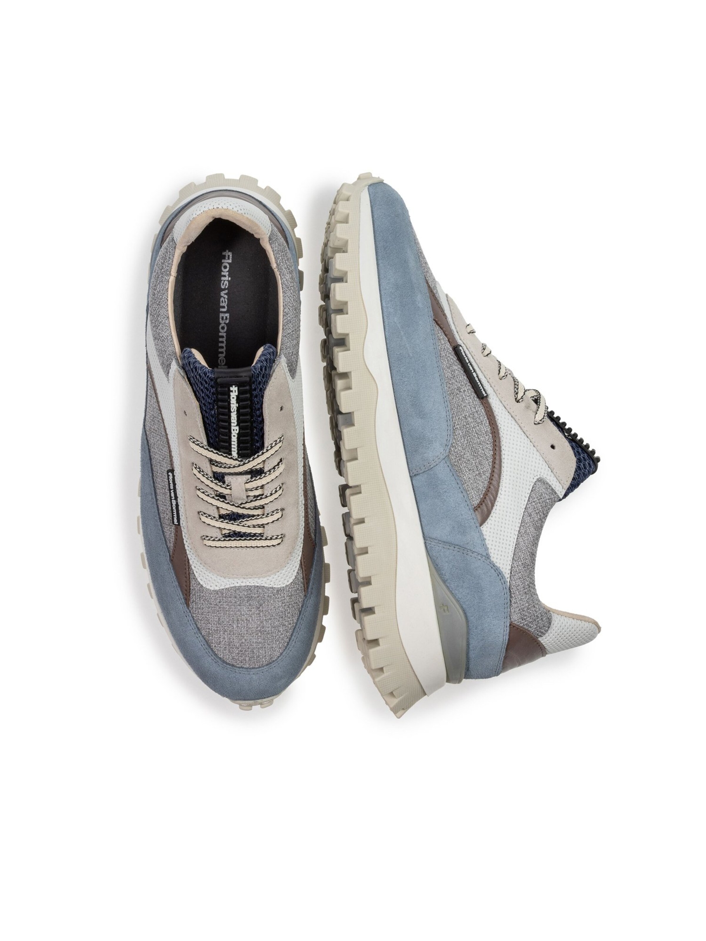 Floris van Bommel Sneakers laag 'De Grommer 05' in Blauw