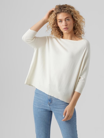 VERO MODA Genser 'Nellie' i hvit: forside