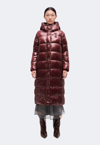 Blauer.USA Wintermantel in Bruin: voorkant
