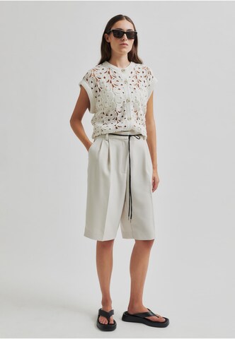 Gilet in maglia 'Coralie' di SECOND FEMALE in beige