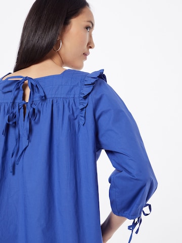 Robe 'Dalena Haddis' MSCH COPENHAGEN en bleu