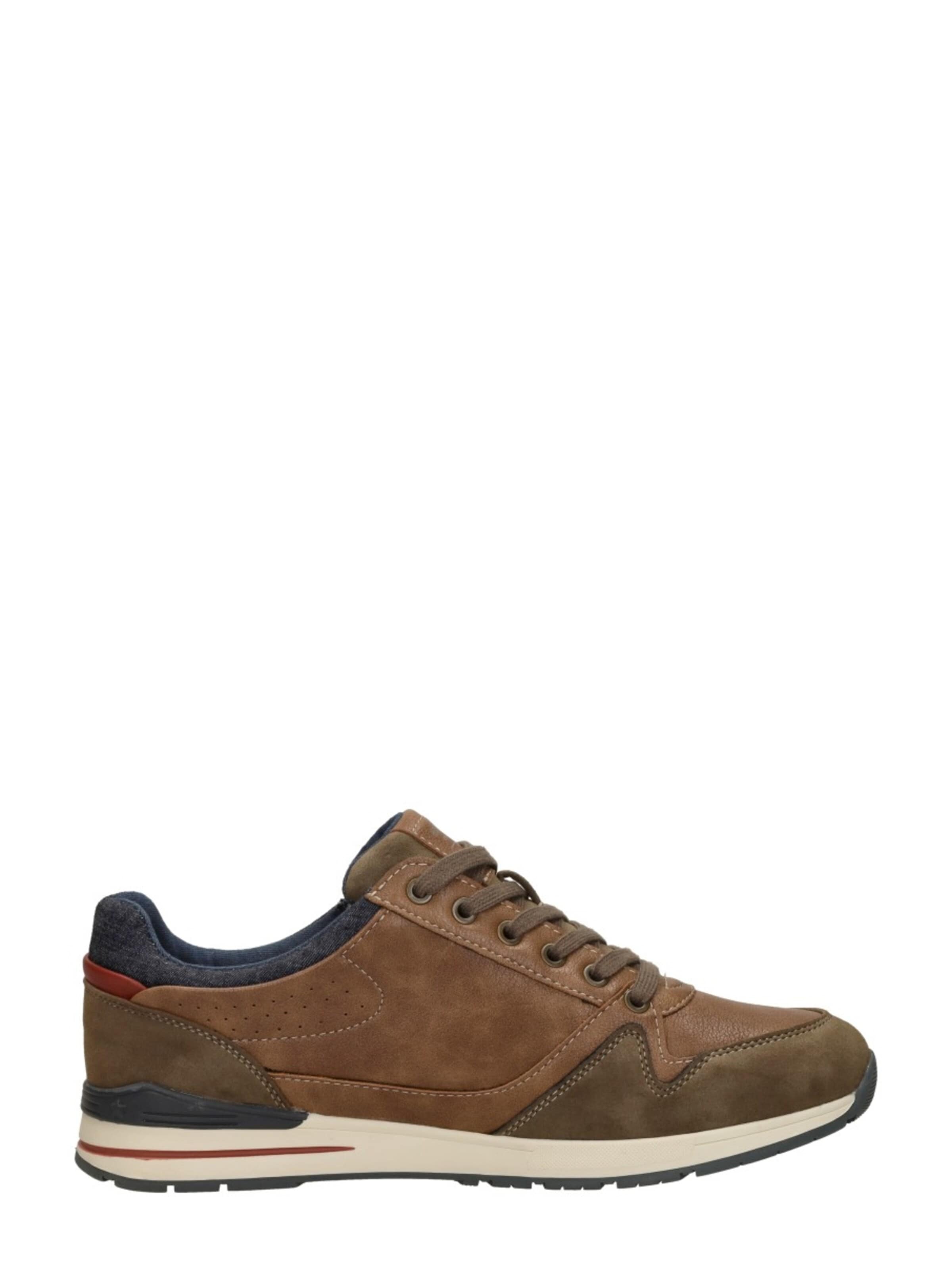 MUSTANG Platform trainers 'Heren sneakers' in Brown
