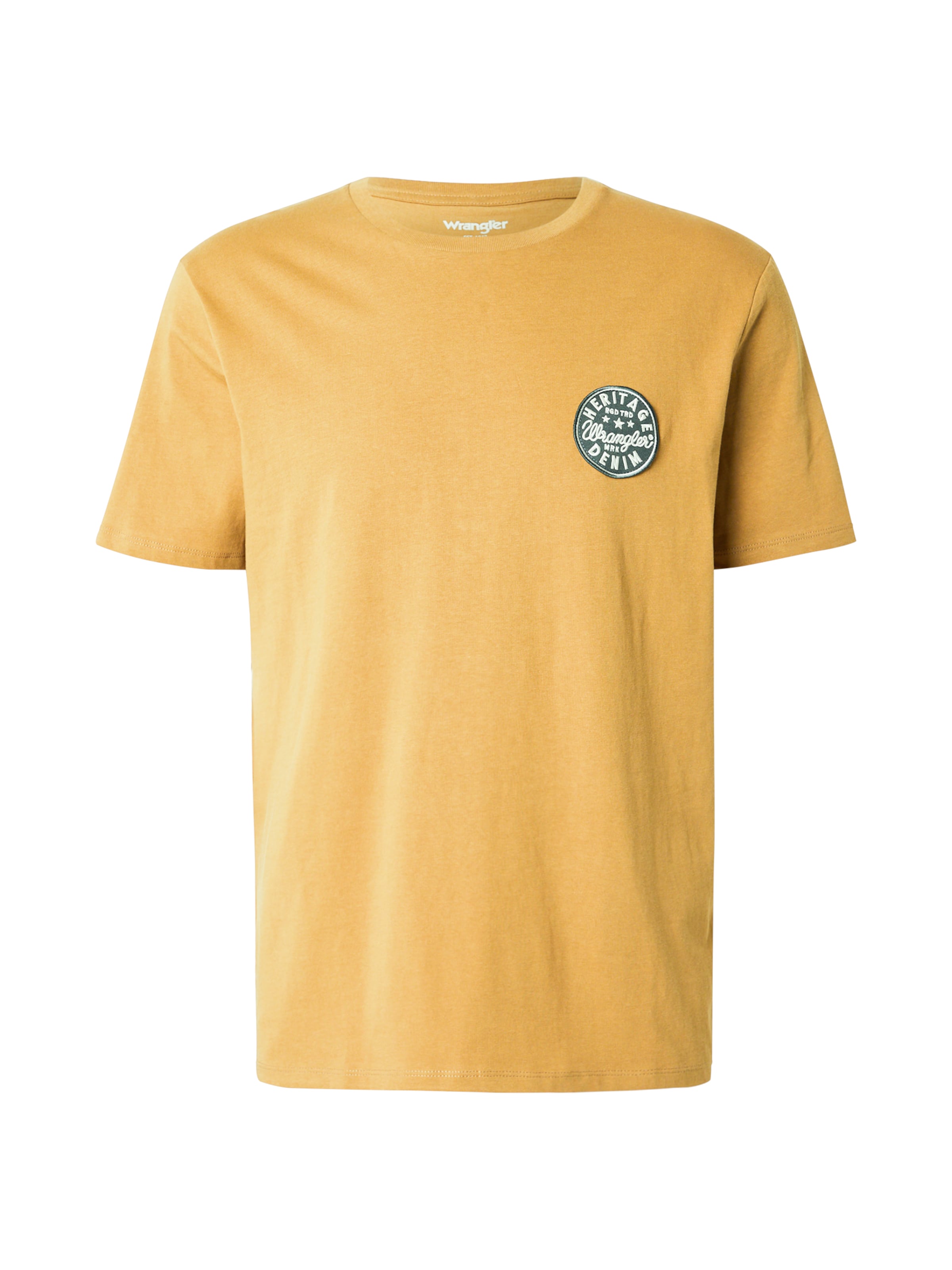 WRANGLER Shirt 'GRAPHIC TEE' in Yellow: front