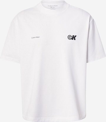 balta Calvin Klein Marškinėliai: priekis