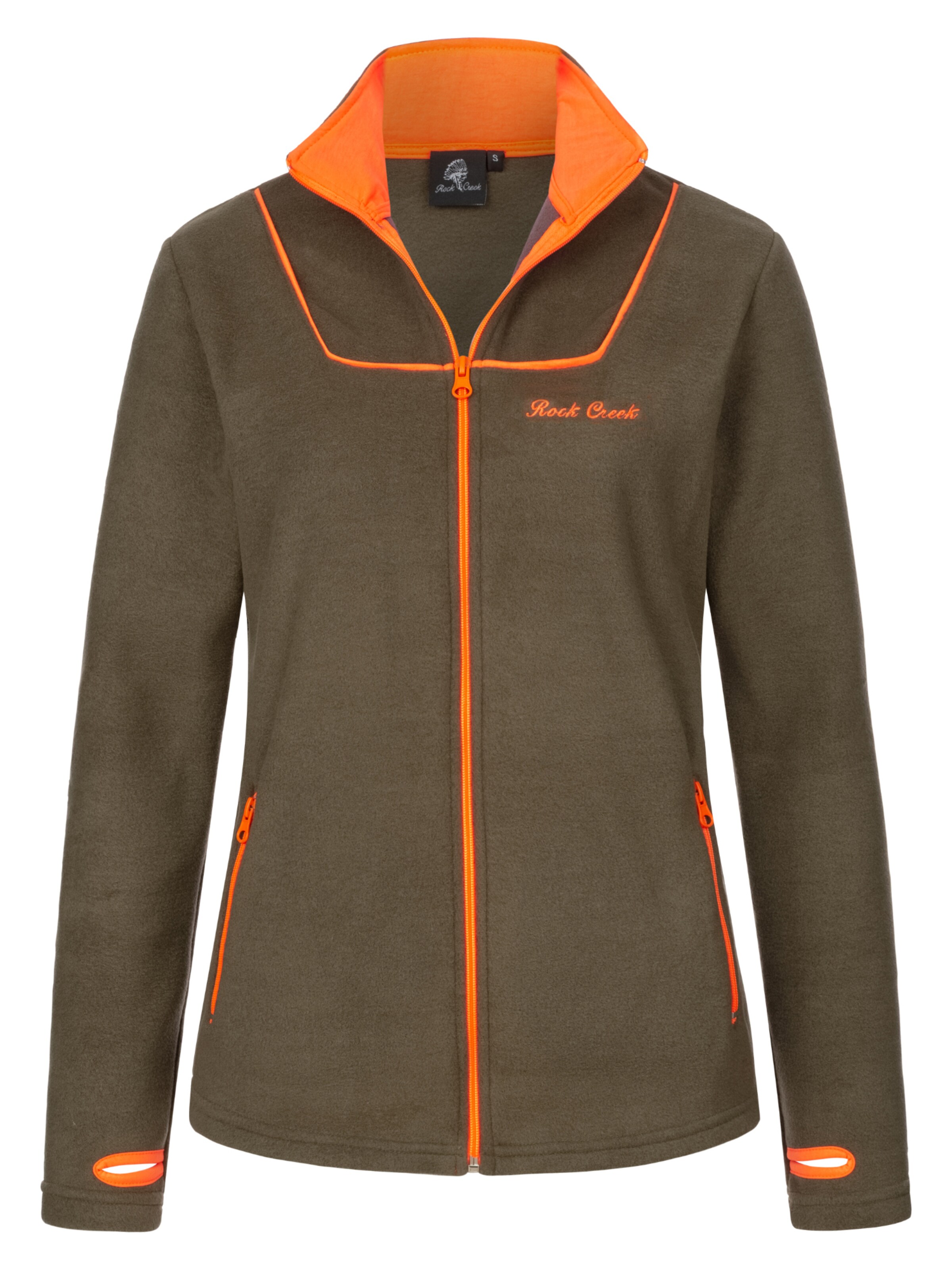 Rock Creek Fleece Jacket in Green: front