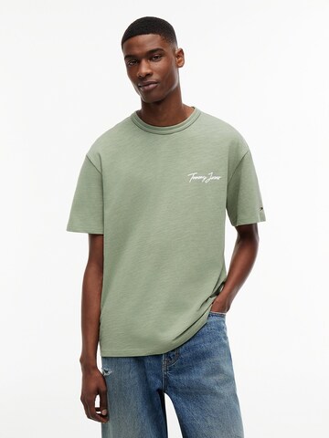 T-Shirt 'Novelty' Tommy Jeans en vert