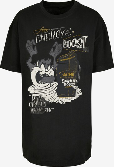 F4NT4STIC T-Shirt 'Looney Tunes Taz Energy Boost' in gelb / dunkelgrau / schwarz / weiß, Produktansicht