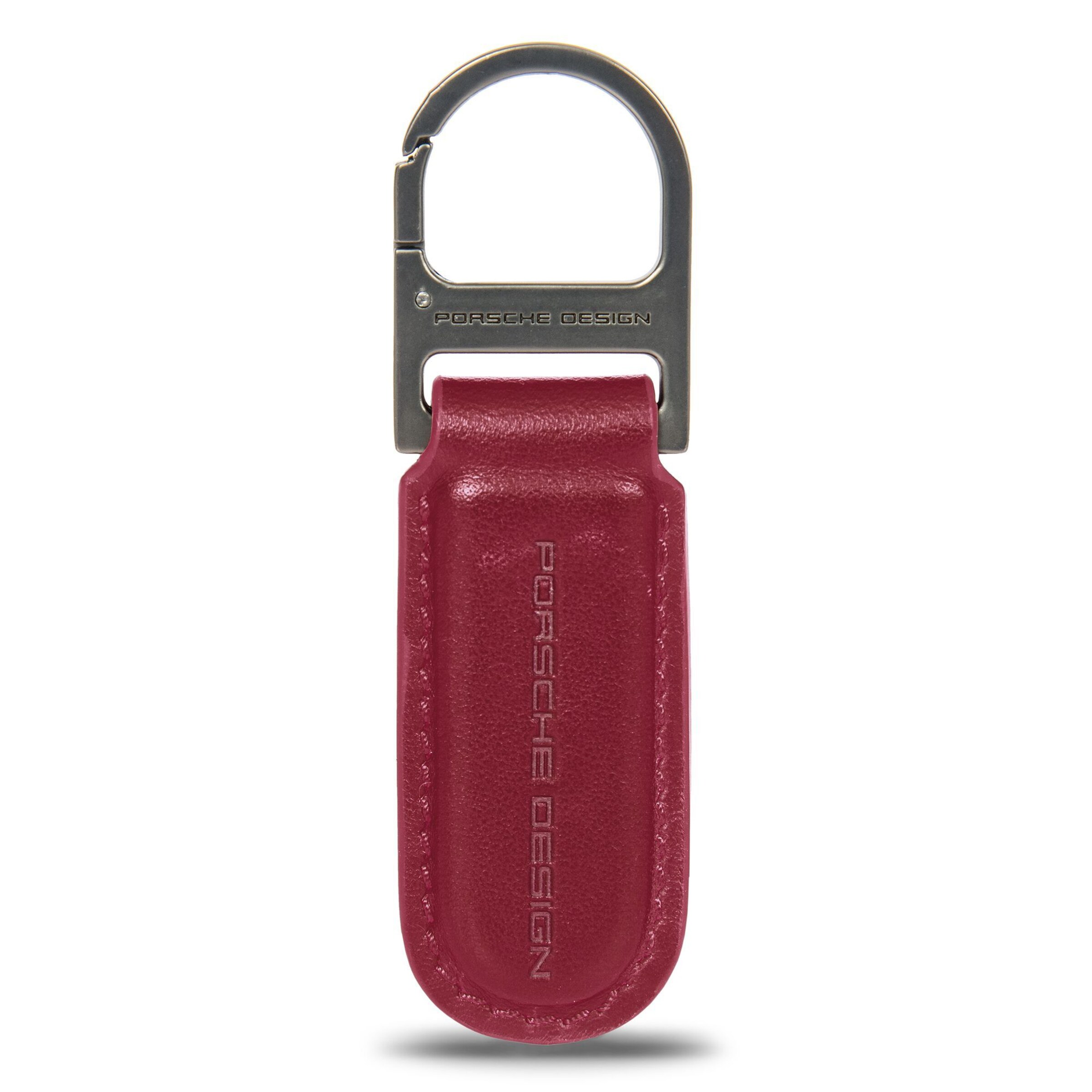Porsche Design Key Ring in Red: front