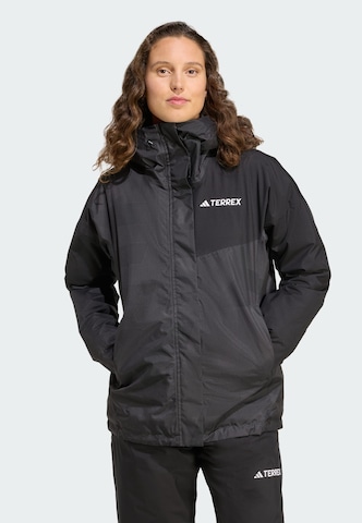 ADIDAS TERREX Sportjas 'Multi' in Zwart: voorkant