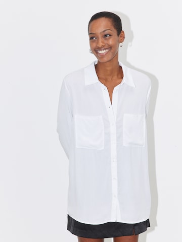 Camicia da donna 'Abby' di LeGer by Lena Gercke in bianco: frontale