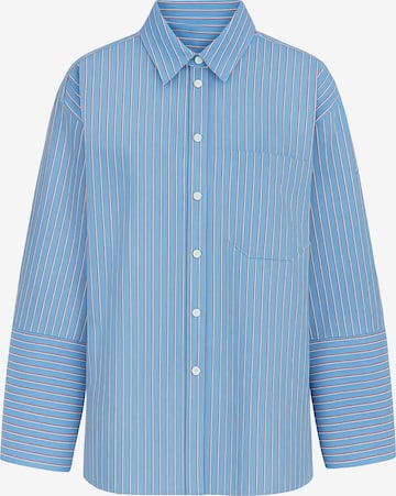 NORR Bluse 'Nicci' in Blau: Vorderseite