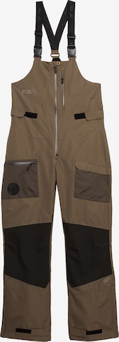 Regular Pantalon outdoor 4F en marron : devant