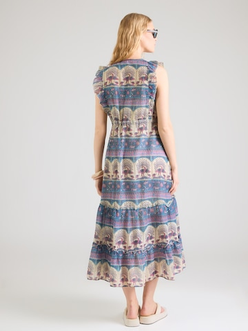 Lollys Laundry Zomerjurk 'Samo' in Blauw