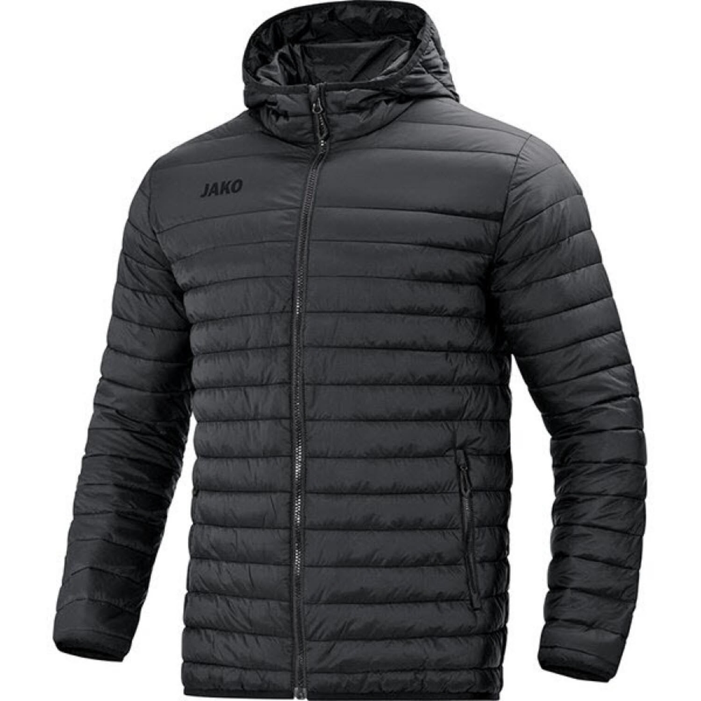 JAKO Sportjacke in Schwarz: Vorderseite