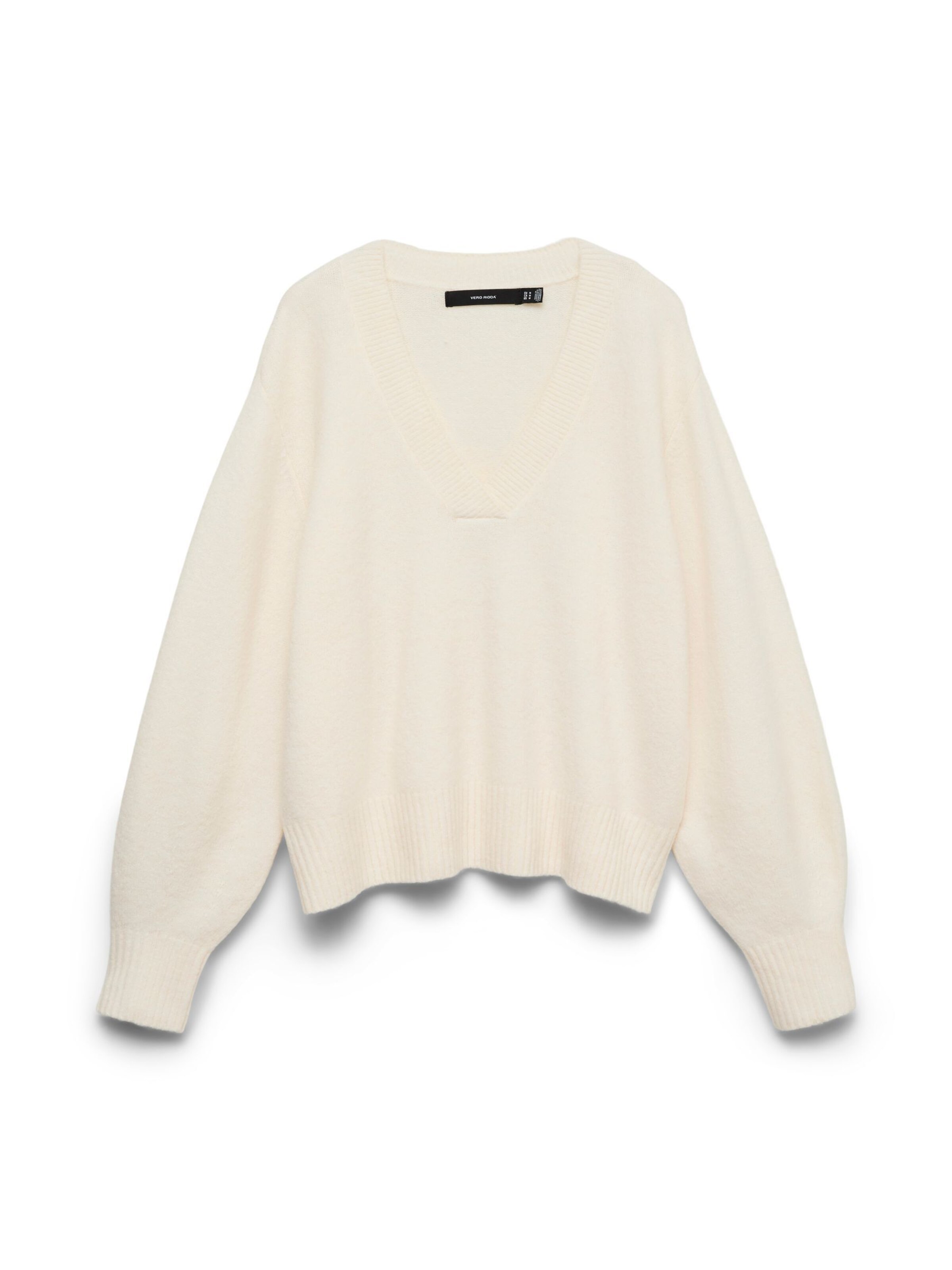 Vero Moda Curve Pullover 'VMCBoom' i XXL i beige, Produktvisning