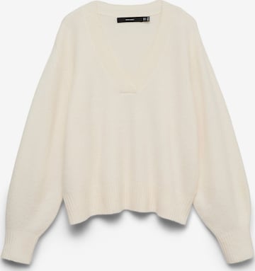 Vero Moda Curve Pullover 'VMCBoom' i beige: forside