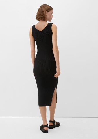 s.Oliver Knitted dress in Black