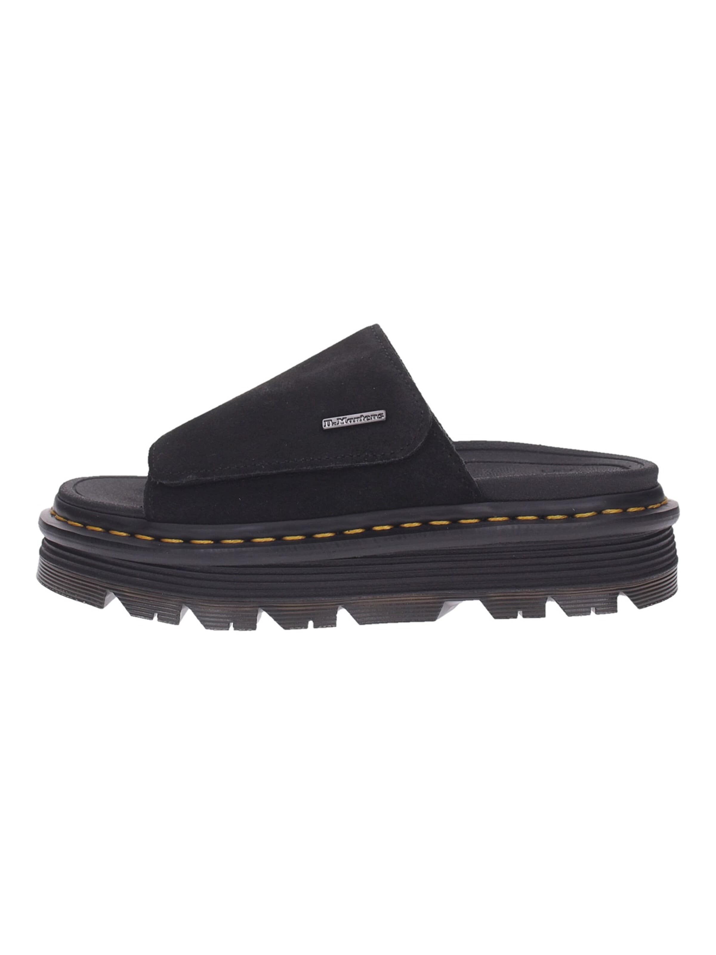 Zoccoletto 'Dr. Martens Ciabatta Zebzag Slide' di Dr. Martens in nero: frontale