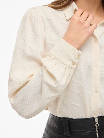 VILA Blouse 'VIJAZZI' in Beige