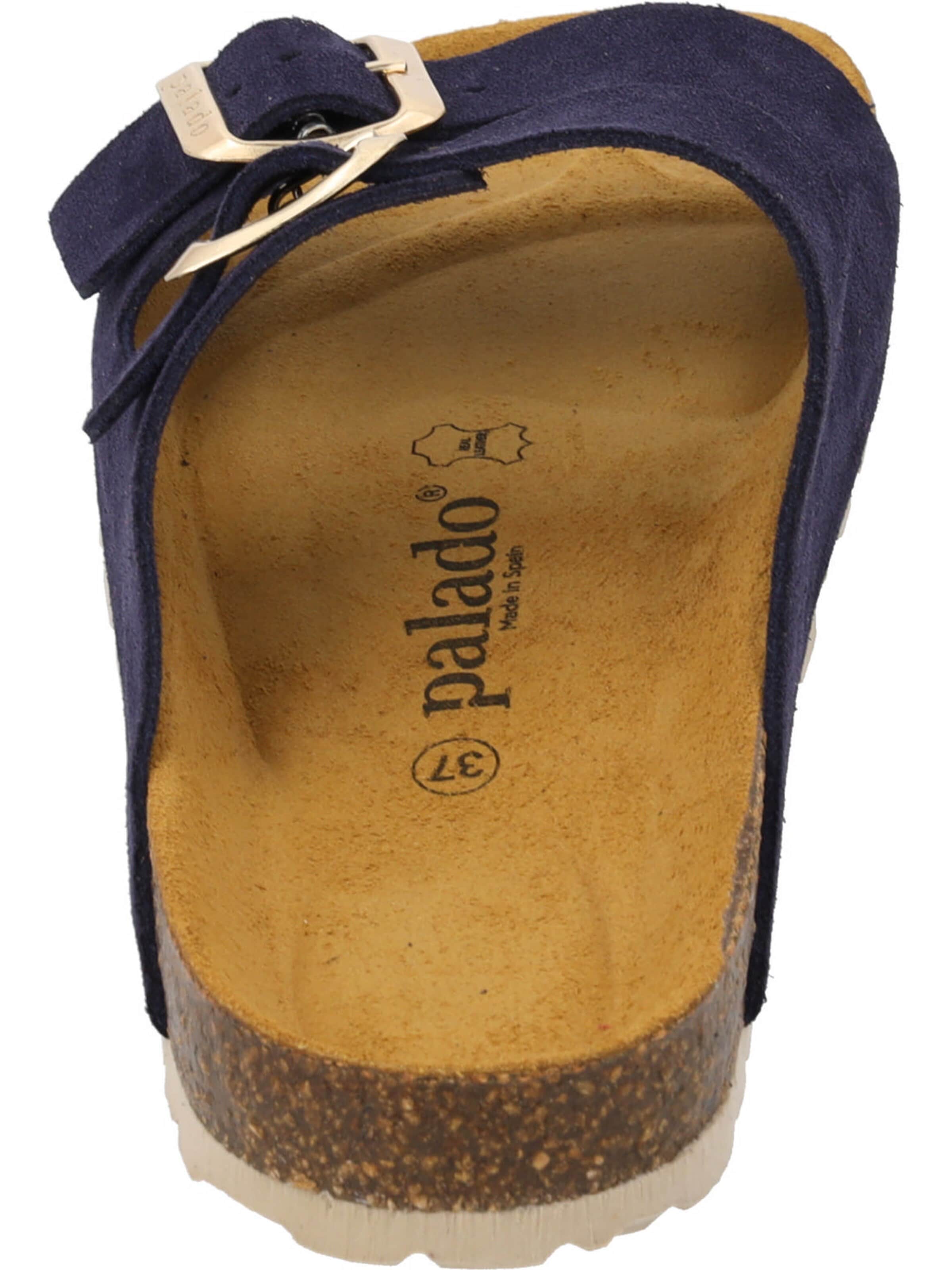 Palado Pantolette 'Palado Korfu Suede Premium Leather'‌‌‌‌‌‌‌‌‌ in Blau