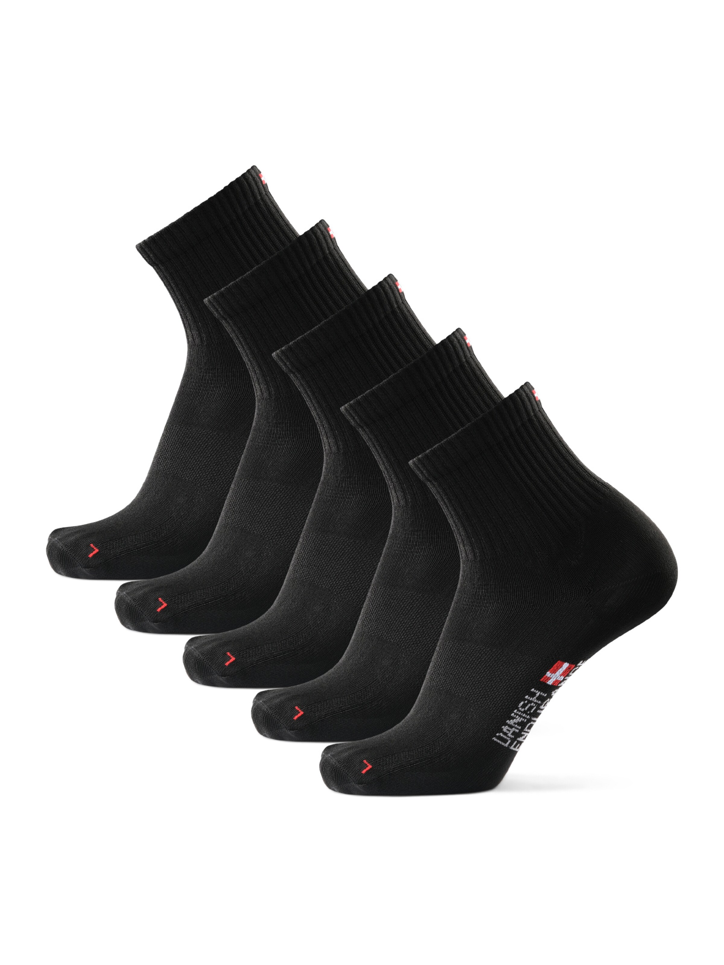 DANISH ENDURANCE Sportssokker 'Quarter Pro' i sort