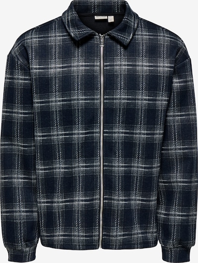 Only & Sons Košulja 'ONSHENDON' u noćno plava / siva / bijela, Pregled proizvoda