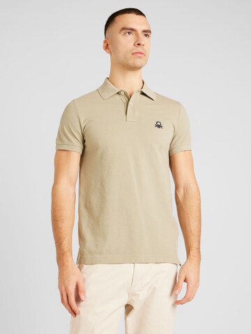 UNITED COLORS OF BENETTON Poloshirt in Grün: Vorderseite