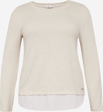 Z-One Sweater 'Sanja' in Beige: front