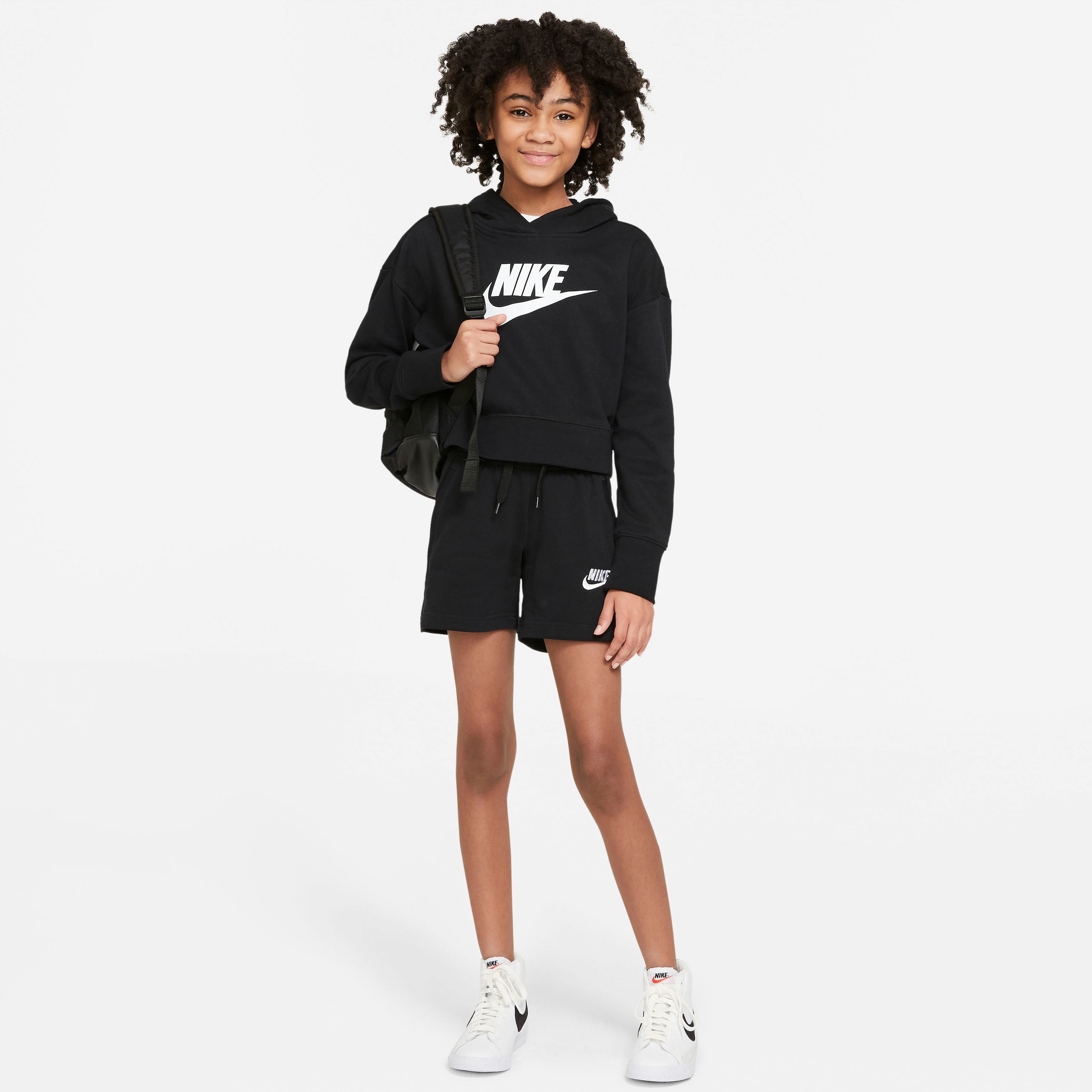 Enfants Pantalon Nike Sportswear en Noir 