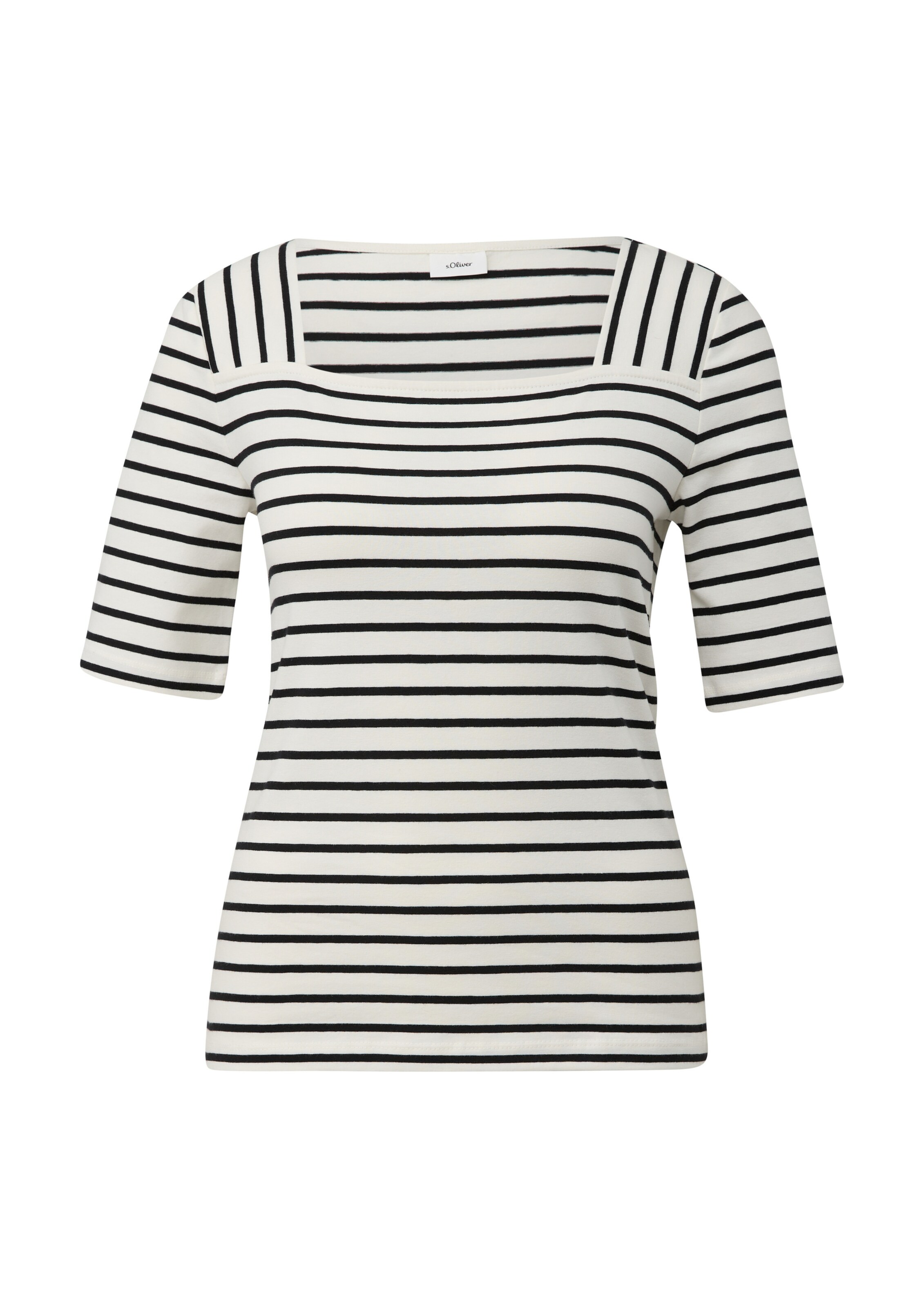 s.Oliver BLACK LABEL Shirt in Wit: voorkant