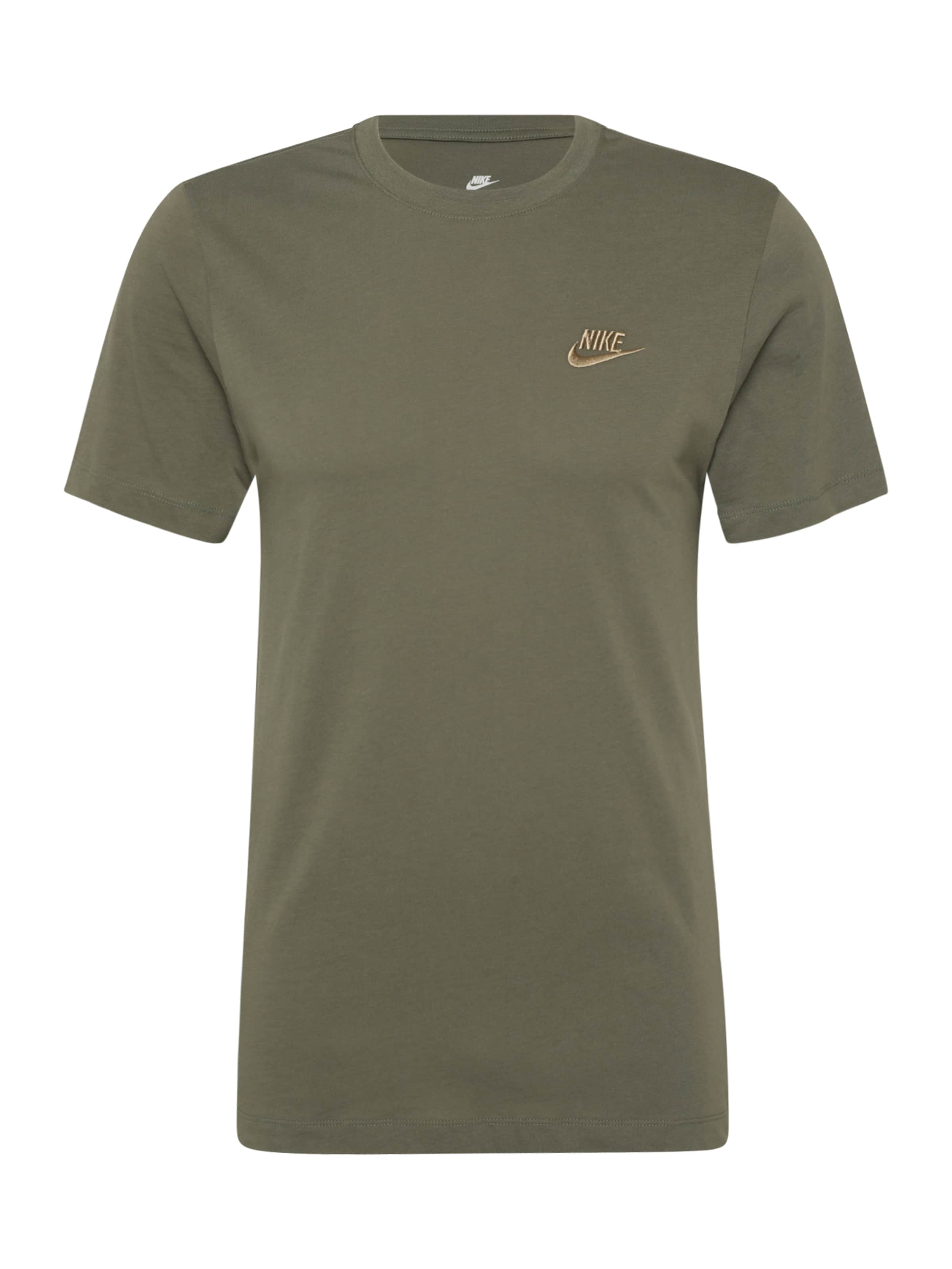 Regular fit Tricou 'CLUB' de la Nike Sportswear pe verde: față