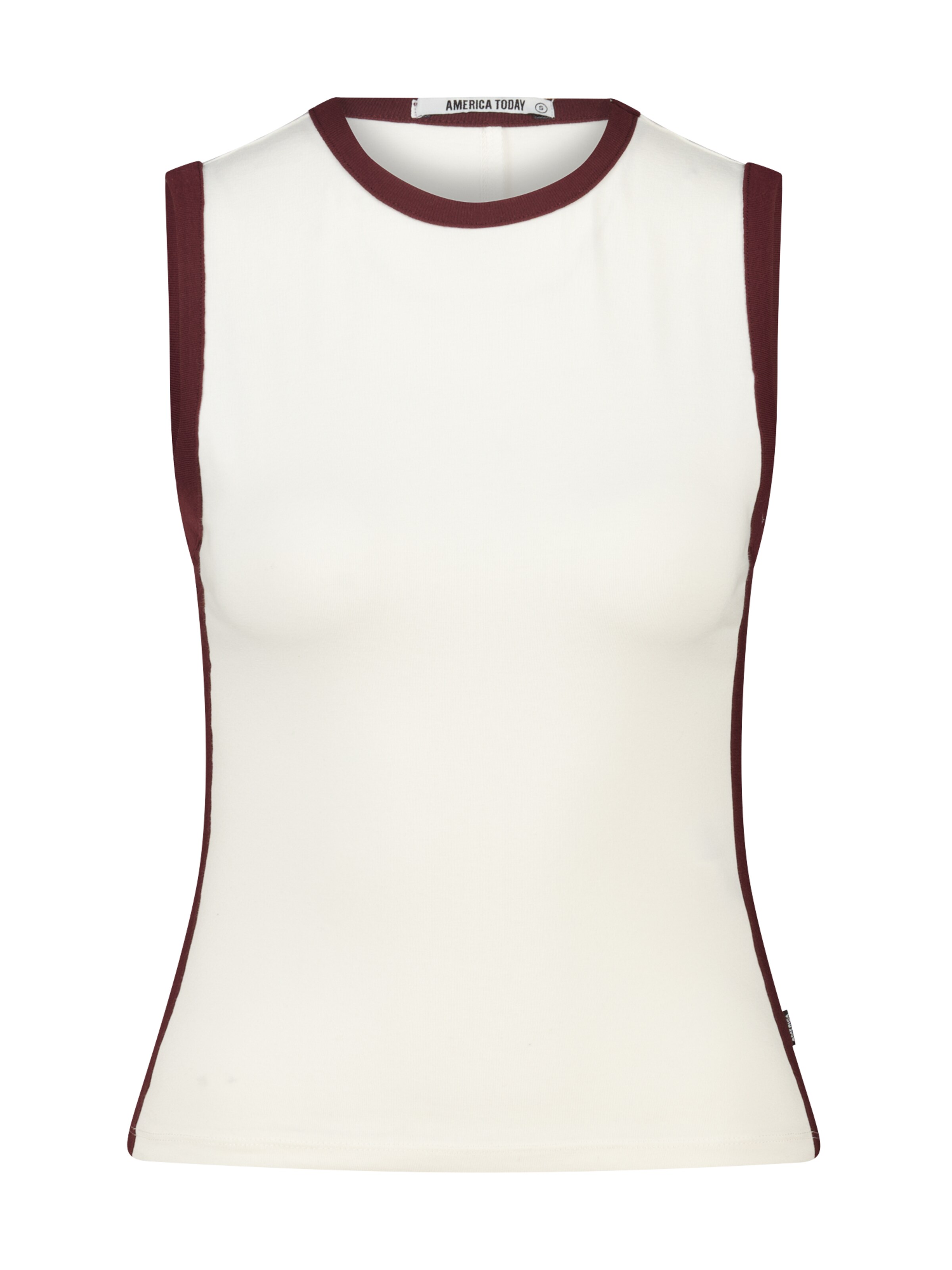 America Today Top in White: front