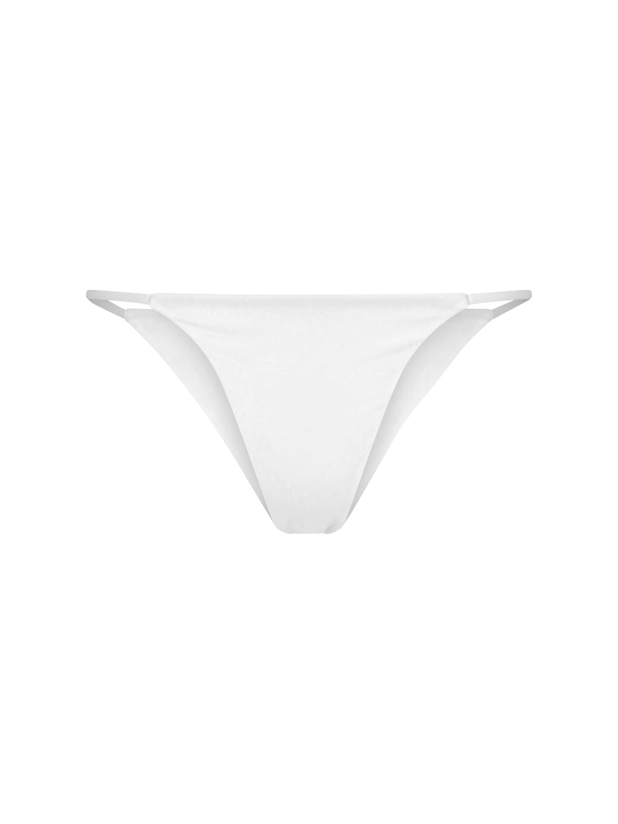 La Michaux Bikini bottom 'JADE' in White: front